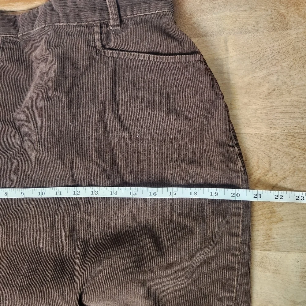 Vintage Y2K Brown Corduroy Skirt Size 10 - Picture 10 of 12